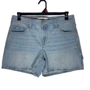 NWT Hollister Denim Low-Rise Baggy Carpenter Short Women's Size 8 (W29)